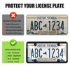 License Plate Covers & Frames,2 Pack License Plate Covers and