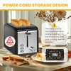 Simple Deluxe 2-Slice Toaster, 6 Browning Setting and 3 Function