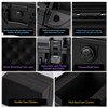 QINGUANG Graded Card Storage Box,Trading Card Case with 4 Foam