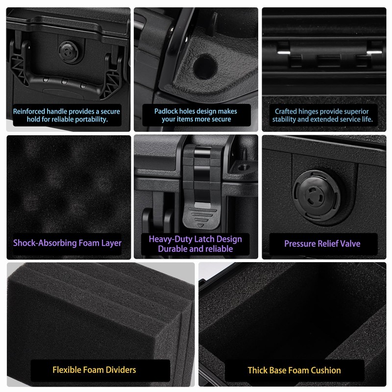 QINGUANG Graded Card Storage Box,Trading Card Case with 4 Foam