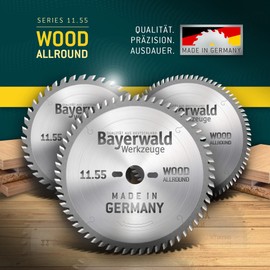 Bayerwald - HM Table Circular Saw Blade Diameter 254 mm x 2.8 mm x 30 mm (for Wood, Chipboard, Profile Strips etc.) Combination Holes for Bosch GTS 10 & PTS 10 (40 Teeth)