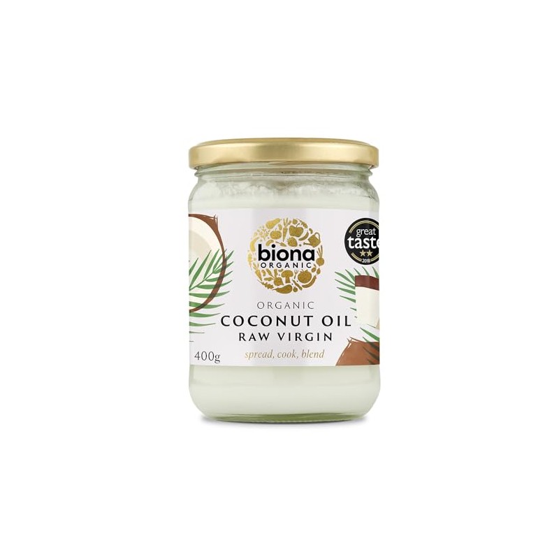 Biona Organic Coconut Virgin Oil Raw 400g