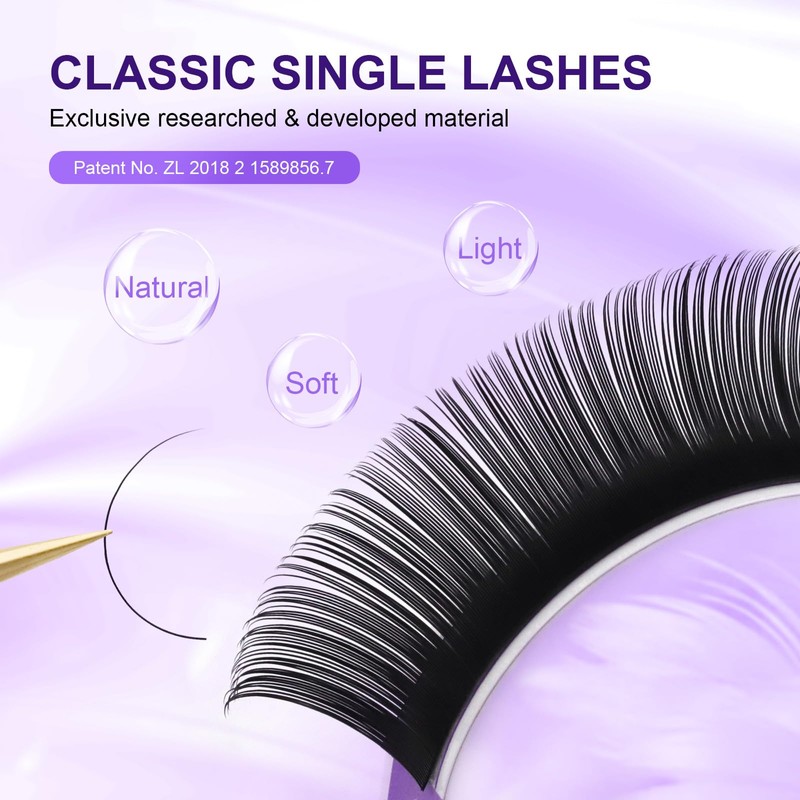 NAGARAKU Individual Eyelashes, Individual Eyelash Extensions, Permanent Volume Eyelash Extensions,