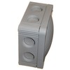 5pk Wiska Combi 308/5 Grey Outside Junction Box with Terminal