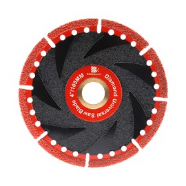 Metal Cutting Diamond Blade 4"- BRSCHNITT 105mm All-Purpose Diamond Saw Blade for Rebar Sheet Metal Angle Iron Stainless Steel Concrete.