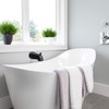 SENTO Slip On Black Universal Bathroom Tub Spout with Diverter,