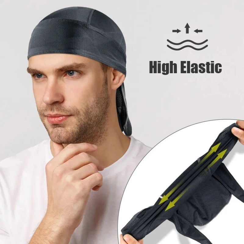 Unbranded Cooling Do Rag Skull Cap Head Wrap Headwear Biker