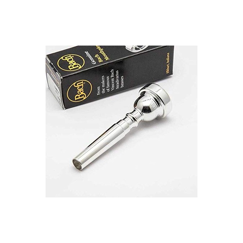 BACH Back Trumpet Mouthpiece 1 1/2C Silver-Plated Finish