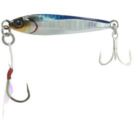 JACKALL Metal Jig, Big Backer Jig, 1.9 inches (47 mm), 0.5 oz (15 g), Sardine/Magma Wave Holo