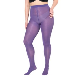 Ulla Popken Women's Tights, Purple