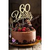 Decoración para tartas de 60 años