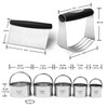 HULISEN Stainless Steel Biscuit Cutter Set, Pastry Scraper and Dough