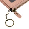 kilofly Genuine Leather Card Slot ID Holder Wallet + Keychain