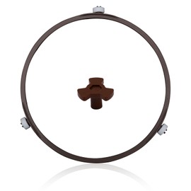 7in Microwave Oven Tray Roller Ring, Microwave Turntable Ring with Rotating Core Glass Plate Tray Support Holder Microwave Spinner Replacement for 9.65-10.63in Glass Plates