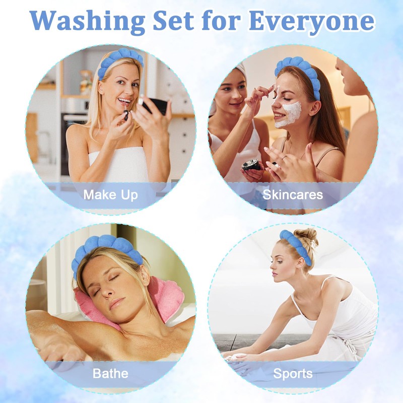 Araluky Women's Spa Headband for Face Care - Terry Cloth