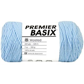 PREMIER YARNS Yarn Basix LT, One Size, Light Blue