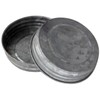 Galvanized Vintage Reproduction Lids for Mason, Ball, Canning Jars (4