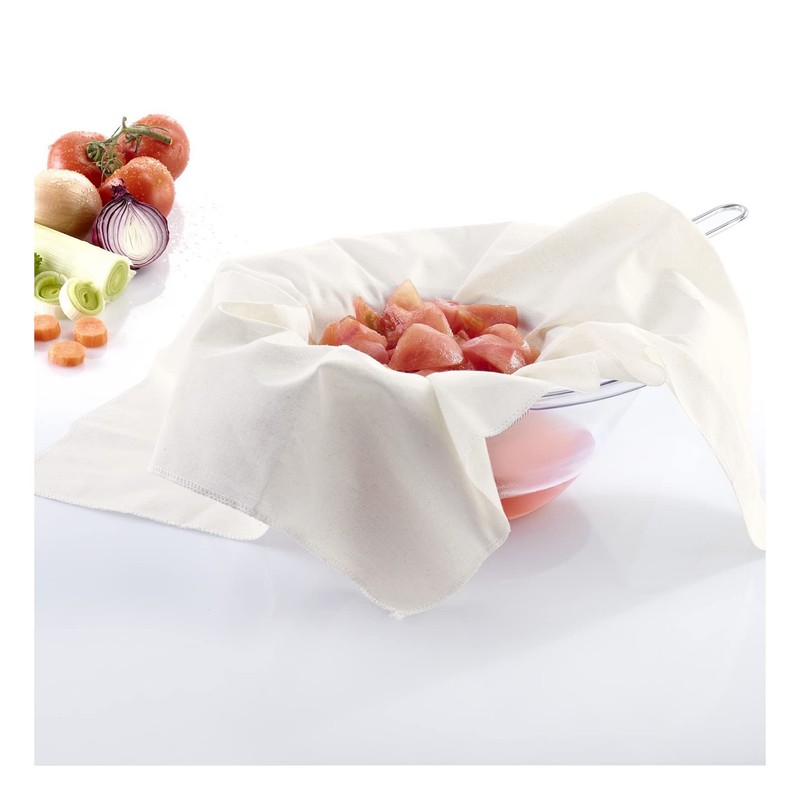Westmark 119322E3 Straining and Dumpling Cloths, Cotton, 60 x 60