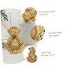 TEHAUX Three not Monkeys feng Shui Monkey Figurine See no