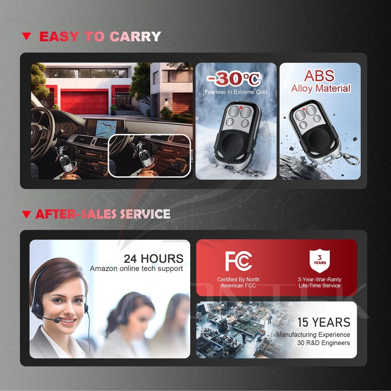 Craftsman Garage Door Opener Keypad & Remote CMXZDCG440 CMXZDCG453 Universal【10