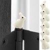 Mini Rabbit Hinge Heads Decorative Topper Set of 6 -