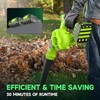 PULITUO Cordless Leaf Blower with 4.0Ah Battery and Charger Lightweight