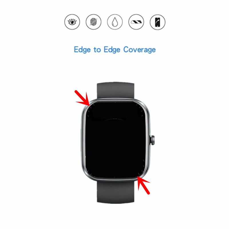 MIHENCE Screen Protector Compatible for Kuizil 1.91'' Smart Watch T70,