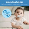 Dr. Brown's Advantage One-Piece Silicone Baby Pacifier, Fully Symmetrical Soother,
