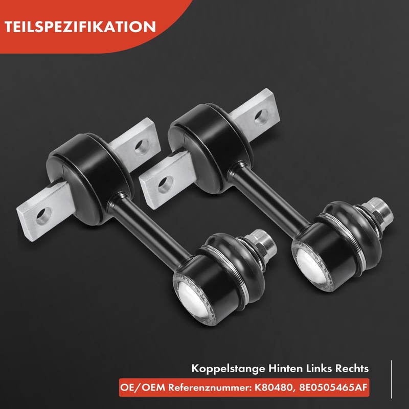 Frankberg 2 x Rear Axle Coupling Rods Compatible with A4
