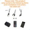 GEAMENT LED Light Set (Remote Control) Compatible with NASA Apollo