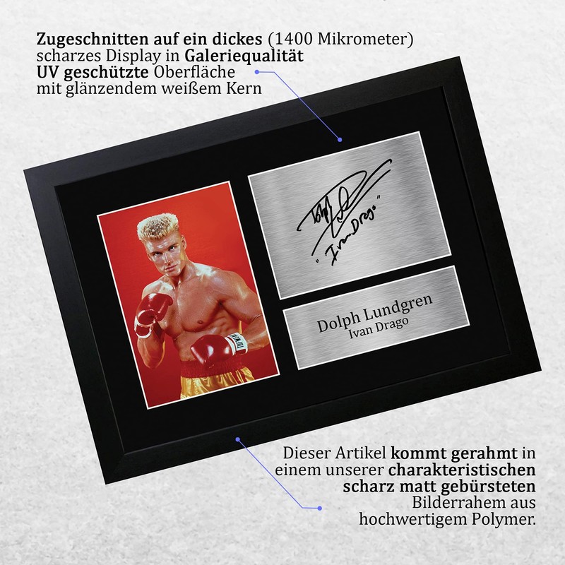 HWC Trading A4 FR Dolph Lundgren Rocky 4 IV Ivan