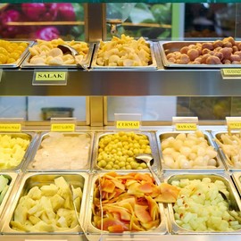 Aplancee 1/2 Size Steam Table Pan 2.5 Inch Deep 6-Piece Set, Anti-Jamming Stainless Steel Hotel Food Pan, Dishwasher Safe & Oven Safe for Catering, Buffet, Salad & Restaurant Use