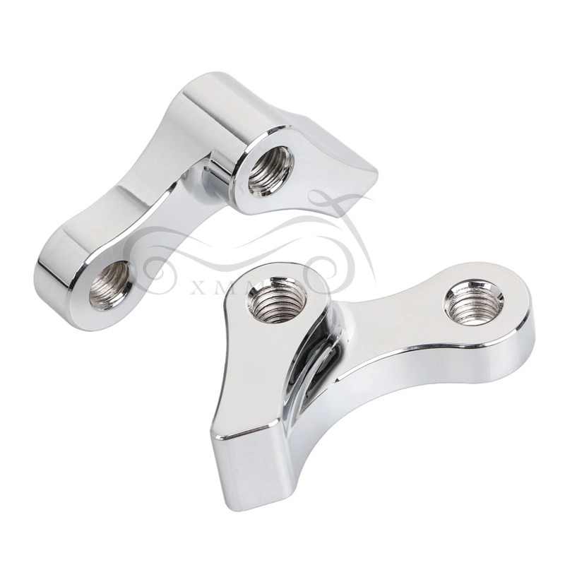 Unbranded Chrome 1" Adjustable Lowering Kit For Harley Dyna Wide