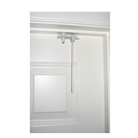 Safety Innovations Child Proof Deluxe Door Top Lock for 1 3/8 inch Thick Interior Doors Only, Made of Tough ABS Plastic (2-Pack)