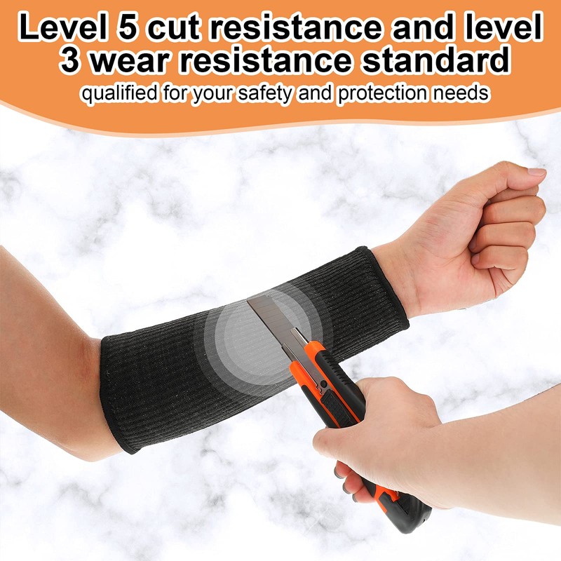 Neer 4 Pair Protective Arm Sleeves for Thin Skin Anti-Cut