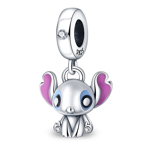 LIGHTDOG Mickey Mouse Charm Bead Charms Jewelry Beads fits Pandora Charm Bracelets for Woman-925 Sterling Silver Dangle Pendant Bead,Girl Jewelry Beads Gifts for Women Bracelet&Necklace