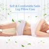 Knee Pillow Cover 9.8" x9.8" x5.9", Leg Pillowcase Replacement, Contour