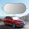 Car Windshield Sun Shade, Reflective Windshield Sunshade with Storage Pouch