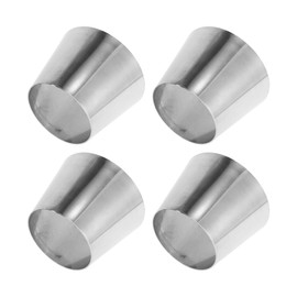 Motoforti Mandrel Exhaust Bend Elbow Concentric Reducer Car Exhaust Pipe Tubing Piping Adapter 3" OD to 4" OD 304 Stainless Steel Silver Tone 4 Pcs