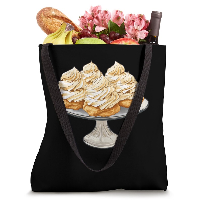 Cream Puffs On A Table Tote Bag