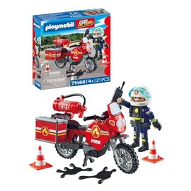 Playmobil 71466 Moto de Bomberos