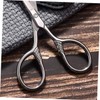FOMIYES 8pcs Stainless Steel Eyebrow Scissors Precision Trimming Tool for
