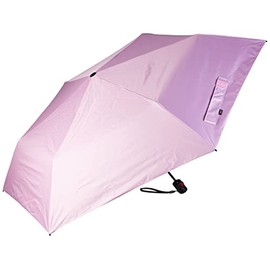 Knirps U.200 Ultra Light Duomatic Rose with Black Coating - 50+ UV Protection - Heat Protection - Open at the Touch of a Button - Tested at 120 km/h Wind Tunnel