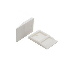 Tavy 1/8" White Wedge Spacers (100/bag)