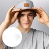 6 Pcs White Baseball Caps Inserts Shapers, Flexible Washable Reusable