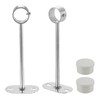 sourcing map 4Pcs 200mm Closet Rod Support Bracket, Rod Holder