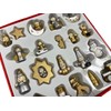 20 Wooden Christmas Tree Decorations Fine Detail Hand Made Traditional