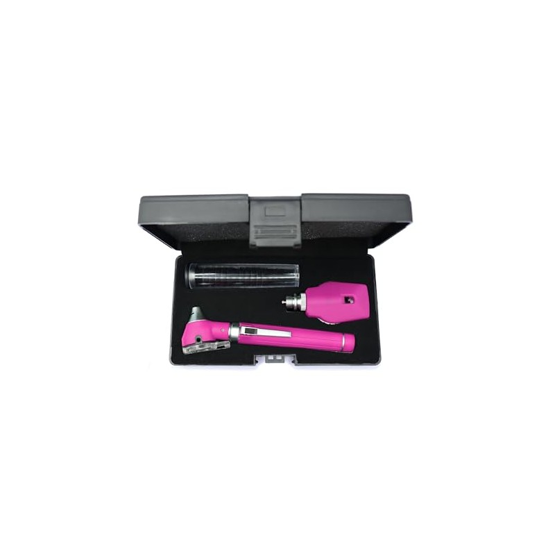 Estuche de Diagnostico Oto/Oftalmo Estuche Rígido, Rosa