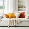 MIULEE Set of 2 Cushion Cover 40x40cm Rust Red Pillow