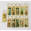 1 PC Metal Gold Keychain Keyring Christian Catholic Religious/Reli